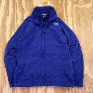 The North Face Blue/Purple Zip-Up Fleece Jacket – Women’s L